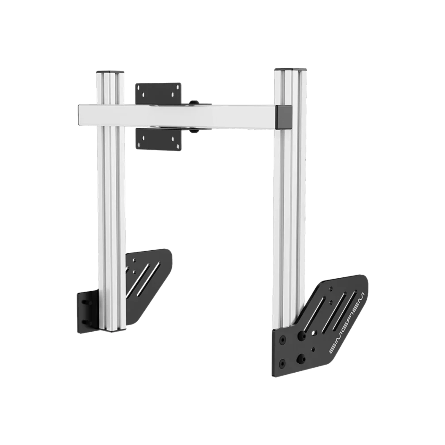 Simgasm Core Integrated Monitor Stand: stand connection point on the cockpit